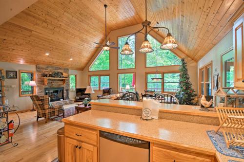 Andrews Cabin with Game Room and Covered Porch! in Andrews, USA