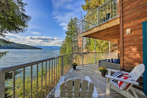 Lake Pend Oreille Home with Dock and Paddle Boards