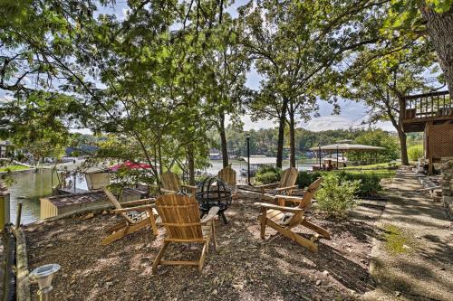 Sunrise Beach Lakeside Home with Boat Dock and Grill