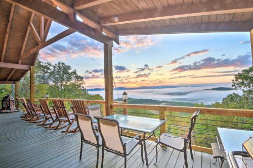 Large Luxe Cabin with Hot Tub about 16 Mi to Blue Ridge in Morganton, USA
