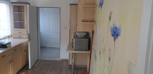 ห้องครัว, Ferienwohnung Quednau in กราเฟเนา