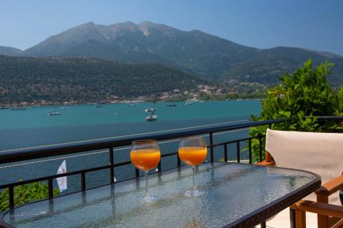 Balcony/terrace, Kerasoula Apartments in Lefkada