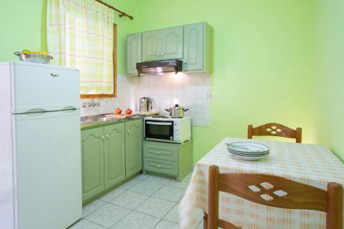 Kitchen, Kerasoula Apartments in Lefkada