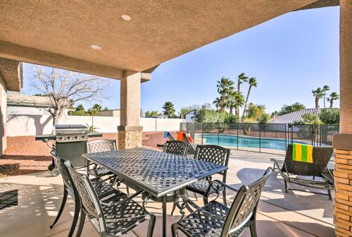 Updated Las Vegas House with Patio Solar Heated Pool
