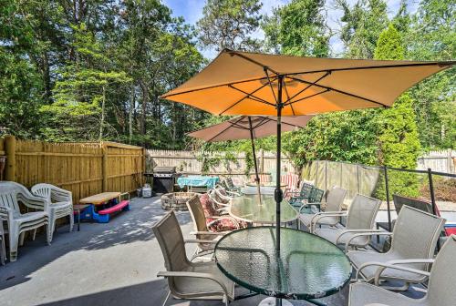 Charming Mashpee Home with Pool, Patio, and Game Room!