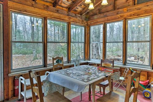 East Otis Reservoir Cabin w/ Porch - Walk to Lake! in Chester (MA)
