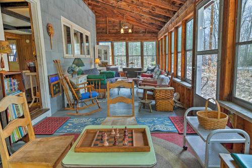 East Otis Reservoir Cabin w/ Porch - Walk to Lake! in Chester (MA)
