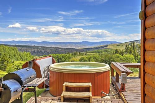Hot Tub + Mtn Views: Gore Pass Kremmling Cabin