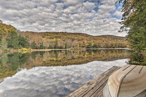 Lakefront Berkshires Retreat with Deck, Dock and Boat!