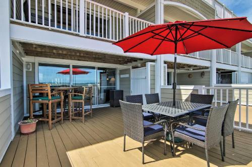 Nautical Beachfront Condo with Deck and Ocean Views! - image 6