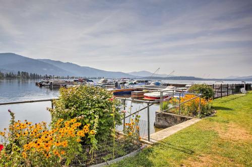 Lake Pend Oreille Condo with Porch and Mountain View!