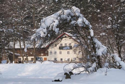 vhod, Ferienwohnung Bluntaumuhle in Steghof
