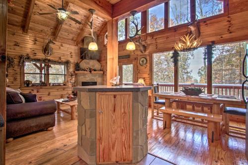 Secluded Smoky Mountain Cabin with Wraparound Deck!