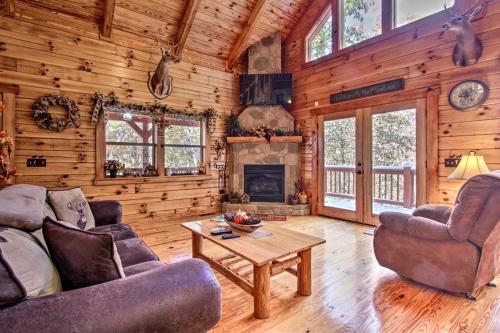 Secluded Smoky Mountain Cabin with Wraparound Deck! in Cosby, USA