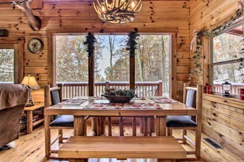 Secluded Smoky Mountain Cabin with Wraparound Deck! in Cosby, USA