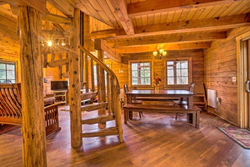 Scenic Log Cabin with Fire Pit and Stocked Creek! - image 12