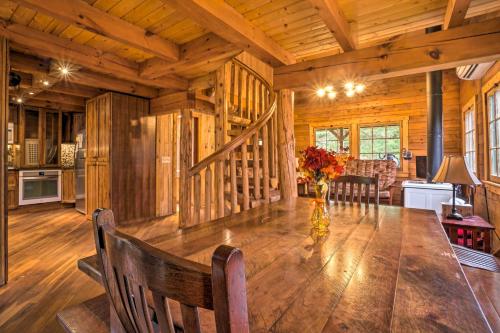 Scenic Log Cabin with Fire Pit and Stocked Creek! in Titusville, USA