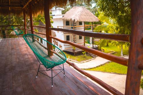 Balcony/terrace, Royal Palm Bacalar Cabanas & Lagoon Club in Magisterial