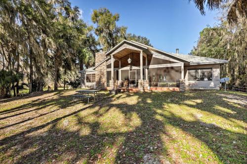 Welaka House with Private Dock on St Johns River