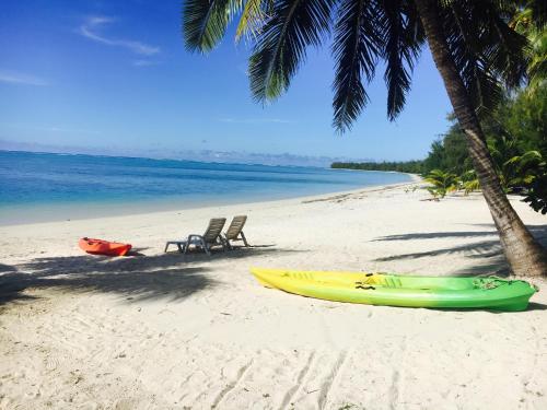 Strand, Paradise Cove Lodge in Aitutaki