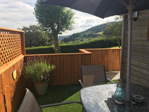 Balkons/terase, Swansea Log Cabin in Pontardawe