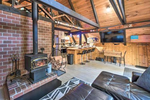 . Quiet A-Frame Retreat with Hot Tub Hike, Fish and Ski