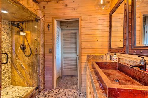 Luxe Blue Ridge Mountain Retreat with Sauna and Creek! - image 13