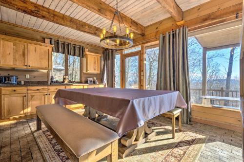 Luxe Blue Ridge Mountain Retreat with Sauna and Creek! - image 2
