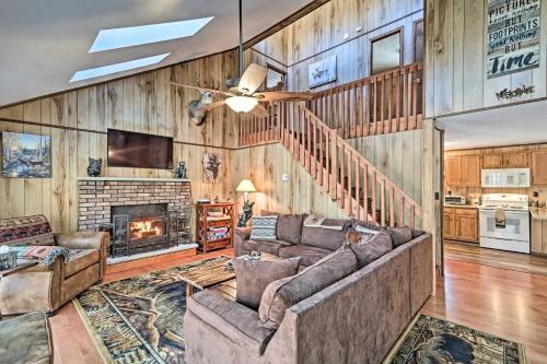 . Bear Den Rustic Pocono Lake Home with Game Room!