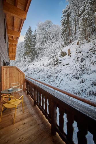 Deluxe Two-Bedroom Apartment with Infrared Sauna and Forest View