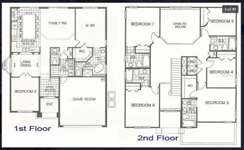 7 Bedroom, 6 bath and pool near Disney in Emerald Island 4 King Master Suites thumb 4