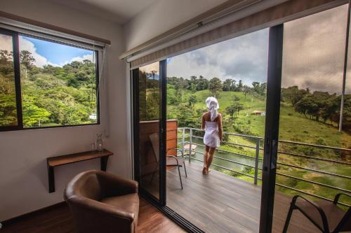 Balkons/terase, Burbi Lake Lodge Monteverde in Los Tornos