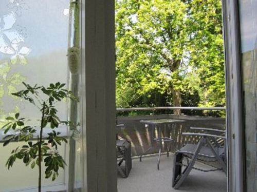 ระเบียง/ชานเรือน, Fewo am Kurpark in บาด ซาสเซนดอร์ฟ