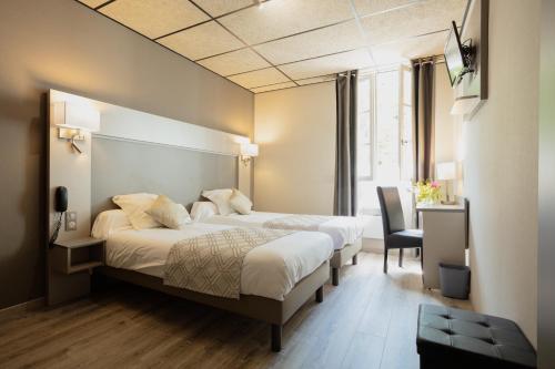 Chambre double avec 1 ou 2 lits