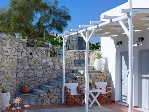 A szálláshely kívülről, Villa Gallis in Milos Island