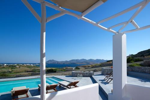 Kilátás, Villa Gallis in Milos Island