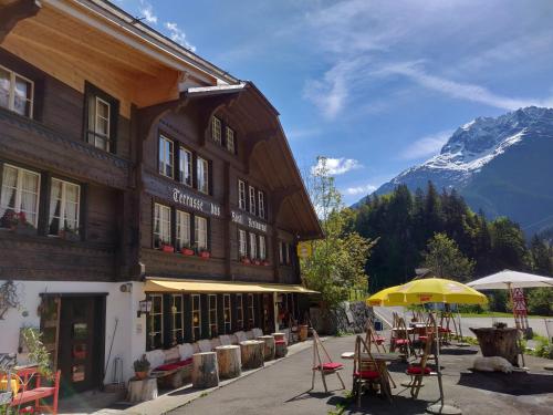 Viesnīcas āriene, "Terrasse" Nessental in Gadmena