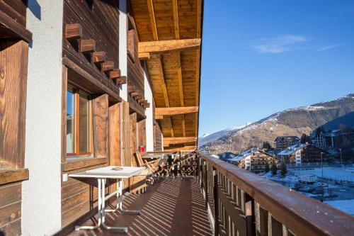 Балкон, Ecluses 18 - close to ski lift & centre - Nendaz in Нендаз