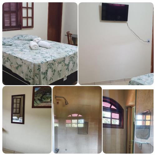 Suite with Air Conditioning room in Pousada Estrela do Mar Angra dos Reis