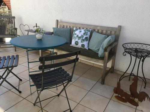 Balcony/terrace, Landhaus-Apartments in Biblis
