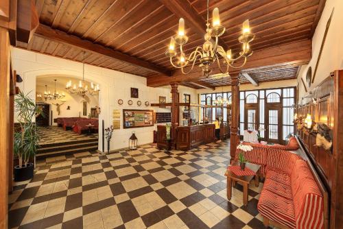 Lobby, Hotel Ruze in Cesky Krumlov