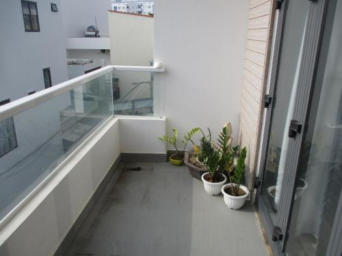 Balcony/terrace, loue t1bis in Vinh Hiep