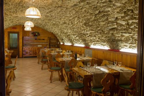 餐廳, 阿爾伯戈格蘭帕拉迪索酒店 (Albergo Gran Paradiso) in 瓦爾薩瓦倫凱