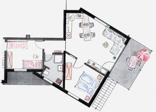 Floor plans, Ferienwohnung VITA in Lindenberg im Allgau