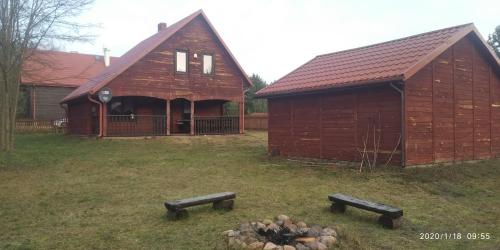 Białowieża Spanie na sianie Puszcza Białowieska