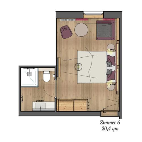 1 queen bed