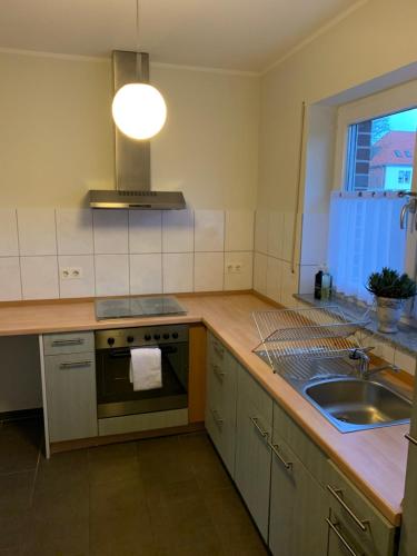 廚房, Ferienwohnung Franke in 阿豪斯
