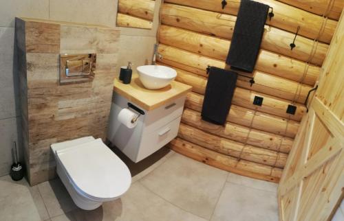 Ванна кімната, Domki nad jeziorem - Zalesie 7D in Kierzliny