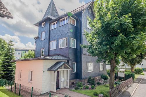 Haus Repin, Oberhof, historische Villa am Rennsteig, Thüringer Wald in Oberhof, Deutschland