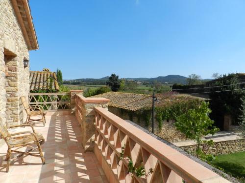 Erkély/terasz, Casa Rural Can Ginesta in Palau-sator